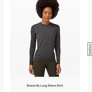Lululemon- size 12- Breeze by long sleeve